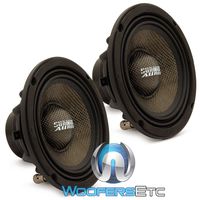 Pair Sundown Audio NeoPro-6.5 V3 8 6.5" 180W RMS 8-Ohm Carbon Fiber Midrange Speaker