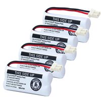 QBLPOWER BT162342 BT262342 Battery for BT183342 BT283342 BT166342 BT266342 VTech CS6114 CS6419 CS6719 AT&T EL52300 CL80111 Cordless Phone (4 Pack BT166342)