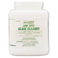 Beer Clean Glass Cleaner, Unscented, Powder, 4 Lb. Container, New