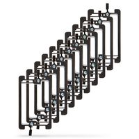 Buyer's Point Single Gang Low Voltage Mounting Bracket Device [UL Listed] (1 Gang, 10 Pack), for Telephone Wires, Network Cables, HDMI, Coaxial, Speaker Cables (10)