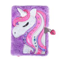 Diary with Lock for Girls, Unicorn Journal , Magic Travel Journal Notebook for Adults and Kids , a Heart Shaped Lock and 2 Keys, for Christmas & New Year