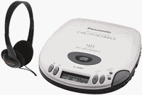 Panasonic SL-S361C Car/Portable CD Player with Backlit LCD Display
