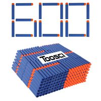 Toosci Nerf Refill Bullets Foam Darts 7.2cm Refill Pack Compatible for Nerf N-Strike Elite Series Blasters Kids Toy Gun Darts 600 Pack Blue