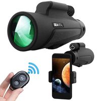 PAQI 12x50 Monocular Telescope Adult HD Professional BAK-4 Prism FMC Lenses