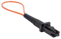 Amphenol FO-50LPBMTRJ0-001 MT-RJ Connector Loopback Cable, Multimode, 50/125 (OM2), Orange