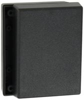 Serpac 131 ABS Plastic Enclosure, 4-3/8" Length x 3-1/4" Width x 1-1/2" Height, Black