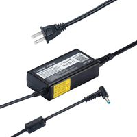 NEW POW 65W Portable Laptop AC Adapter Charger Power Supply Compatible for HP 250-G3 G4U96UT, G4U97UT// 255-G4, 255-G5, 355-G2, 455-G3//Pro x2 410 G1 G1G88UT, G1G89UT Slim Laptop Notebook Charger