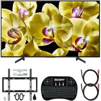 Sony XBR-75X800G 75-inch 4K Ultra HD LED TV (2019) Bundle with Deco Mount Slim Flat Wall Mount Ultimate Bundle, Deco Gear Wireless Keyboard and 2X Deco Gear 6ft HDMI Cable