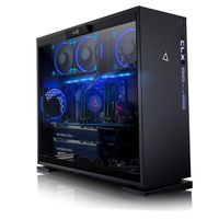 CLX TGMSETRTH8A25BU Set Tower Desktop, Black/Blue