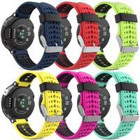 QGHXO Soft Silicone Replacement Watch Band for Garmin Forerunner 235/220/230/620/630/735 Smart Watch (No Tracker, Replacement Bands Only)