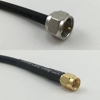 3 feet RG58 F MALE to SMA MALE Pigtail Jumper RF coaxial cable 50ohm High Quality Quick USA Shipping