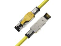 [LINKUP] Cat8 Ethernet Patch Cable S/FTP 4 Pair 22AWG Screened Solid Cable | 2000Mhz (2Ghz) up to 40Gbps | Future 5th-Gen Ethernet LAN Network 40G Structure Wires - 1 M