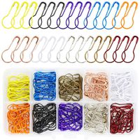 Oruuum 200 Pieces Safety Bulb Pins,Calabash Pin,Gourd Pins,Safety Pins with Craft Home Clothing Ornament,Arts Crafts Making DIY, Perfect Knitting Markers,10 Colors