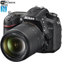 Nikon D7200 24.2 MP DX-Format Digital SLR Camera with 18-140mm VR Lens (Black)(Renewed)