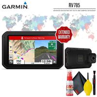 Garmin RV 785 & Traffic, Advanced GPS Navigator for RVs with Built-in Dash Cam, 7" Touch Display and Voice-Activated Navigation Protective Accessory Kit