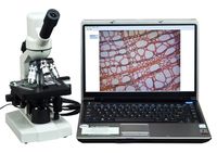 OMAX 40X-2000X Digital Monocular Compound Microscope with 1.3MP Built-in USB Camera