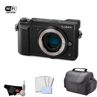 Panasonic Lumix DMC-GX85 Mirrorless Micro Four Thirds Digital Camera 4k 16MP (Body Only, Black) Bundle with Carrying Case
