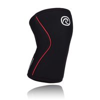 Rehband Rx Knee Sleeve 7mm - Black/Red - XLarge - 1 Sleeve
