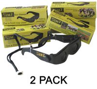 StadiumZoomz 2 Pack Binocular Sunglasses 3X for a Better View at Sports Events, Concerts, Outdoor Activities, Spring Break and at The Beach