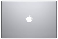 The Decal Guru 2039-MAC-12M-W Retro Glasses Decal Vinyl Sticker, White, 12" MacBook