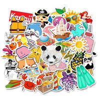Water Bottle Stickers Cute Lovable 50 Pcs Laptop Decals Pack for iPad Skateboard Computer Cars Luggage, Aesthetic, Trendy, Durable Stickers for Teen Girls Kids (Cute Series 2)