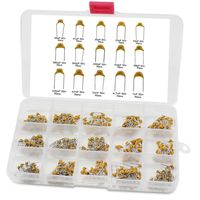 OCR 450 Pieces 10pF－100nF Ceramic Capacitor Assortment Kits, 15 Values