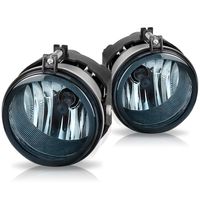 Fog Lights for Dodge Caravan Charger Challenger Caliber Chrysler Pacifica Sebring Jeep Patriot Compass (OE Style Smoke Lens w/Bulbs)
