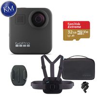 GoPro MAX 360 Action Camera w/GoPro Sports Kit and 32GB Memory Card