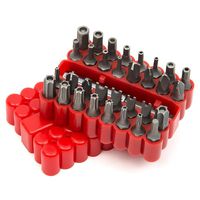 Tonsiki 33 Pcs Security Bit Set Tamper Proof Torx Hex Star Screwdriver