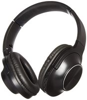 Wireless Headphones Noise Cancelling Bluetooth Earphone with Mic Deep Bass Over Ear Headset Comfortable Protein Earpads Long Playtime (Black)