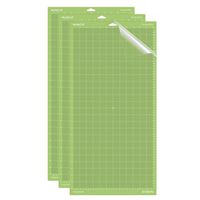 Monicut 12x24 Cutting Mat for Cricut Explore One/Air/Air 2/Maker(Standardgrip, 3 Pack) Adhesive Non-Slip Flexible Square Gridded Cut Mat Replacement Accessories Set Matts Vinyl Craft