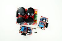 LM3886 Power Board with Two Mono Channel Power Amplifier boards 28V 68W