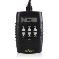BN-LINK 7 Day Outdoor Heavy Duty Digital Programmable Timer BND/U78, 125VAC, 60Hz, Dual Outlet, Weatherproof, Heavy Duty, Accurate For Lamps Ponds Christmas Lights 1875W 1/2HP ETL Listed