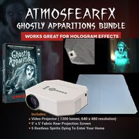 Atmosfearfx Ghostly Apparitions DVD Video Projector Kit with Hologram Screen