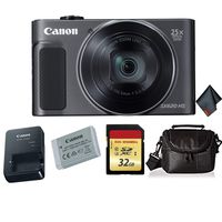 Canon PowerShot SX620 HS Digital Camera (Black) Bundle with 32 GB Memory Card + Carrying Case and More -International Version