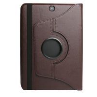 Cover for Galaxy Tab A 10.1, 360 Degree Rotating Cover, Sammid PU Leather Stand Folio Case Compatible with Samsung Galaxy Tab A 10.1 - Brown