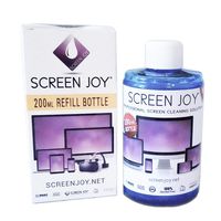 Screen Joy Computer Screen Cleaner - Perfect for Flat Screen TVs, Tablets, iPads, Laptops and Smartphones - A Screen Cleaner Made for Today's Modern Devices - 200ml Refill Bottle Only