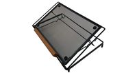 Posidesk POSI211LPBK Adjustable Folding Laptop Stand 3 Angle Positions Mesh Back Heat Ventilation