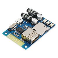 DROK Portable Stereo Bluetooth Audio Receiver Stereo Receiver Board Receiver Module for DIY Wireless Stereo Speaker Amplifier Support V3.0 Bluetooth for Headphone