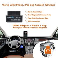 C4 C5 C6 C7 Corvette 1996-2014+ Mini Wifi OBDII Scan Tool Diagnostic Reader