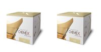 Chemex Natural Coffee Filters, Square, 100ct - Exclusive Packaging, 2 Pack