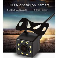 Backup Camera for car (Night Vision HD, Black - 8LED)