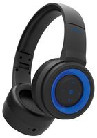 iHome iB95BLC Wireless Foldable Headphone, Ipx4 Rated Sweatproof, Rainproof and Splashproof, Black and Blue