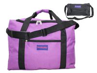 Boardingblue Under Seat 18" Duffel Bag Personal Item Underseat for Spirit, AA, Frontier Airlines (Purple)