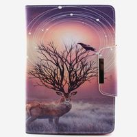 For iPad Mini 4 Case, HP95(TM) Luxury Slim [Letter Words] Magnetic Leather Case Cover Stand For iPad Mini4 (E)