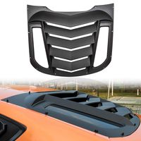 Camoo for Ford Mustang 2015-2019 Rear Window Louver Sports Look Sun Shade Windshield Cover Protector ABS