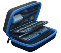 New 3DS XL Case, New 2DS XL Case, Deluxe Hard Protective Carrying Case for New Nintendo 3DS XL, 2DS XL - Fits AC Wall Charger, Travel Case with 16 Game Storage Holders - Blue