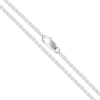 Sterling Silver Diamond-Cut Rope Chain 1.5mm Solid 925 Italy New Necklace 16"