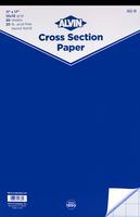 Alvin, Graph Paper, 50-Sheet Pad, 10 x 10 Inches Grid, 11 x 17 Inches