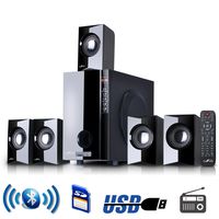 BeFree Sound BFS-430-BLK 5.1 Channel Surround Sound Bluetooth Speaker System